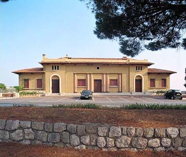 Vue d'ensemble de la façade nord.
