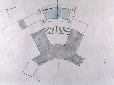 Projet. Plan de masse.