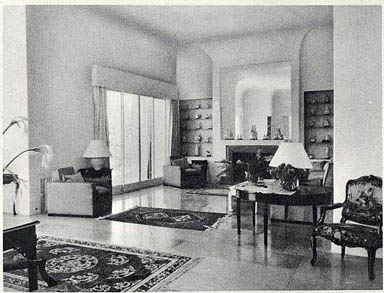 1er étage. La chambre sud-est. Vue de volume (photo inversée).