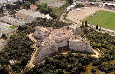 Vue aérienne.