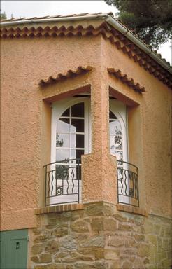 Façade sud. Détail.