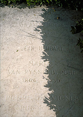 Tombe de Théo Van Rysselberghe.