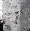 Inscription peinte sur le chaînage.