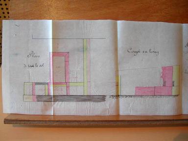 Projet de restauration de fontaine publique à Château-Garnier. Vue d'ensemble.