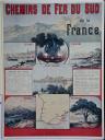 Affiche réalisée vers 1900 pour la ligne du littoral reliant Toulon à Saint-Raphaël.