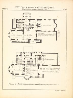 Villa  ANTIBES - ARAGON et COPELLO, Architectes D.P.L.G.