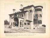 ANTIBES (Alpes Maritimes). Domaine des Terriers. Villa. - ARAGON et COPELLO, Architectes (D.P.L.G.) - Faade Nord.