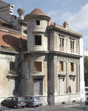 Elévation sud, détail.