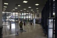 La nouvelle gare de Nice construite en 1991 : le hall.