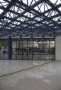 La nouvelle gare de Nice construite en 1991 : le hall d'entrée, détail.