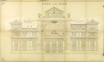Gare de Nice / N°3 Exhaussement général avec toiture - N°6 Exhaussement général avec terrasse