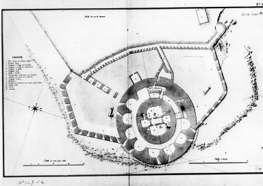 Batterie de la Grosse Tour, tat vers 1818, sous-sol.