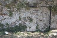 Pont d'accès de la tour, détail d'arche casematée avec poterne.
