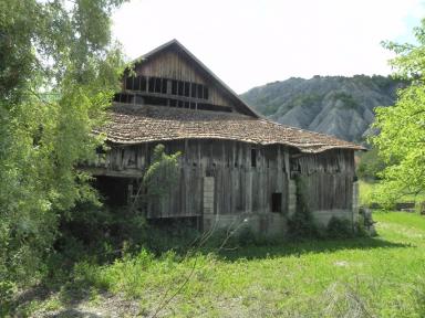 Scierie, élévation nord.