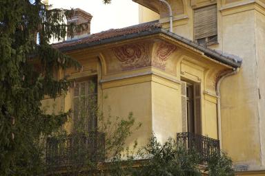 Détail de la façade.