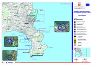 Carte de prsentation du patrimoine portuaire de la commune d'Antibes, planche 1 : plan gnral.