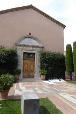 Chapelle de l'annonciade ayant abrité un temps une partie des chantiers navals de Saint-Tropez.