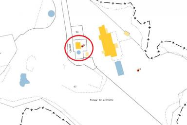 Plan de situation du phare de l'Ilette sur fonds cadastral, 2016.