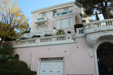 Villa Topaze, faade sur le boulevard du Mont-Boron