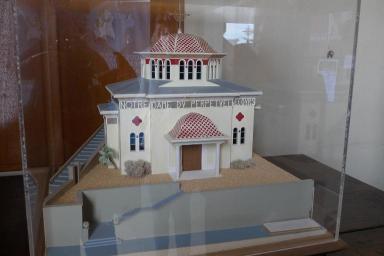 Maquette de l'glise  l'origine