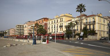 La Condamine. Front de mer dit promenade du Soleil entre les numros 791 et 1080.