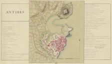 Antibes. Tir de : Plans des ports de France,1777.