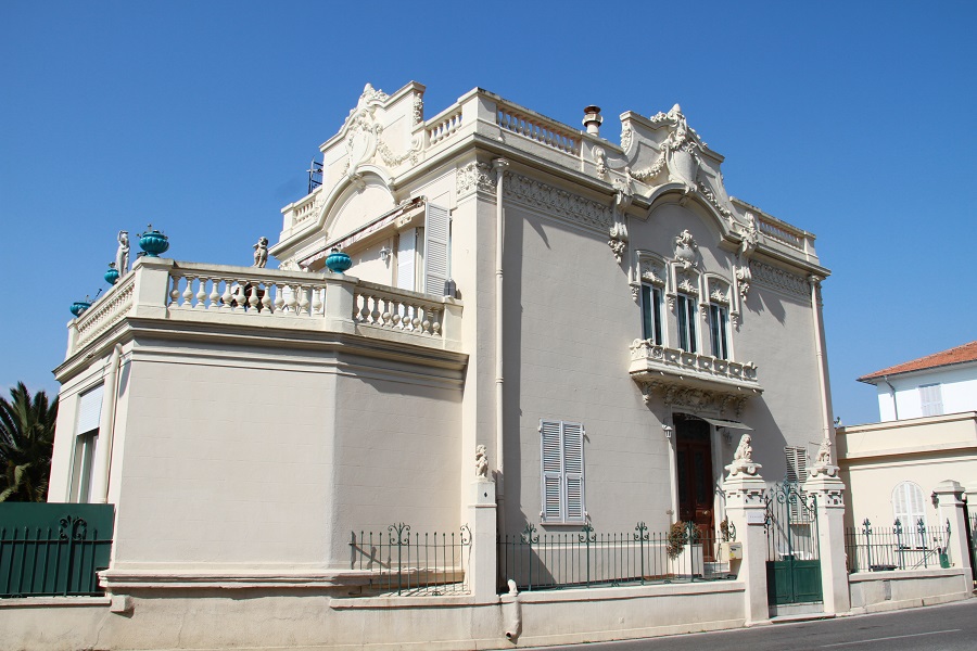 Villa l'Escale, faade sur le boulevard du Mont-Boron.