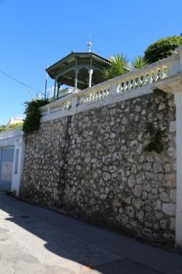 Villa Thalassa, dtail mur et gloriette