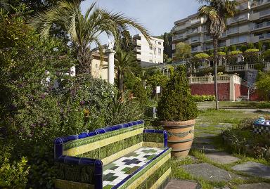 Partie centrale du jardin.