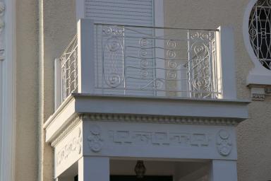 Détail constructif d'un balcon