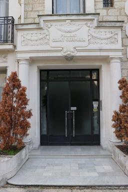 Vue rapprochée de l'entrée