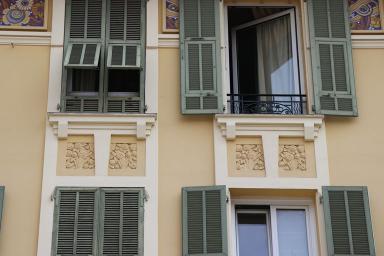 Détail des décor des travées courantes