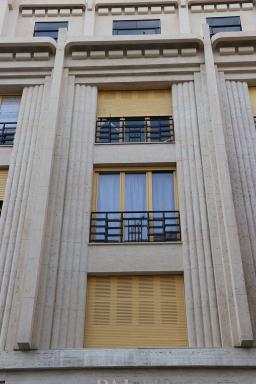 Vue rapprochée d'une travée type des travées courantes