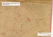 Plan de la proprit Leroux (Villa Louisa) en 1871, DAO Marie Hrault.@Plan de la proprit Leroux (Villa Louisa) en 1871, DAO Marie Hrault.