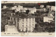 @Carte postale des Villas du Mont-Boron 1917 (?) Localisation de la villa Flamand.