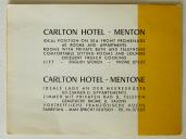 CARLTON HOTEL - MENTON.