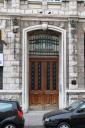 Vue rapprochée de la porte d'entrée