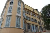 Détail de la jonction de deux façades