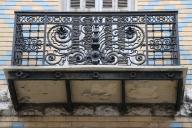 Détail d'un balcon isolé