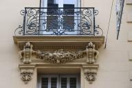 Détail d'un balcon isolé type