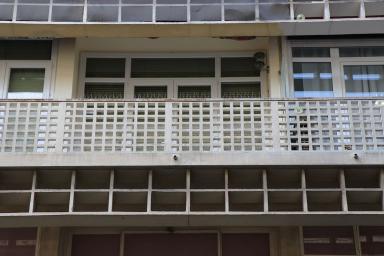 Détails constructifs et de composition plastique de la façade principale