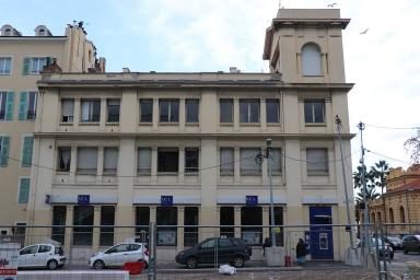 Vue frontale de la façade nord