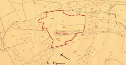 Plan cadastral de la commune de Menton, 1862.