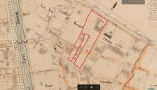 Plan-masse et de situation. D'aprs le plan d'alignement de la ville de Menton dress en 1879.