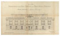 Amnagement de la villa Rambourg en bibliothque municipale, projet sign par Nicolas Anselmi dat de 1922.