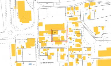 Extrait cadastral de la commune La Penne-sur-Huveaune, section AB, chelle d'origine 1/1250e.