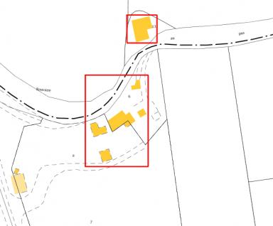 Extrait cadastral de la commune Roquefort-la-Bédoule section AI et E0 échelle d'origine 1/1250