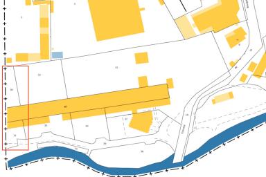 Extrait cadastral de la commune Aubagne, section DW, échelle d'origine 1/1250e.