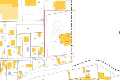 Extrait cadastral de la commune La Penne-sur-Huveaune, section AB, échelle d'origine 1/1250e.