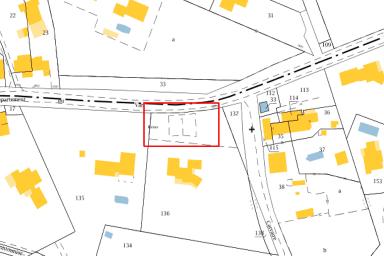 Extrait cadastral de la commune Roquefort-la-Bdoule section AR, chelle d'origine 1/1250